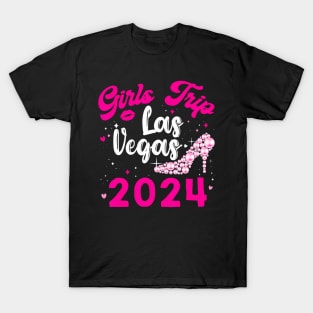 Las Vegas Girls Trip 2024 Cute Summer Vacation Party Match T-Shirt